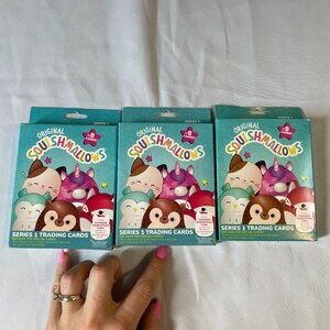 Lot Of 3 Squishmallows Official Kellytoy Series 1 Trading Cards NEW